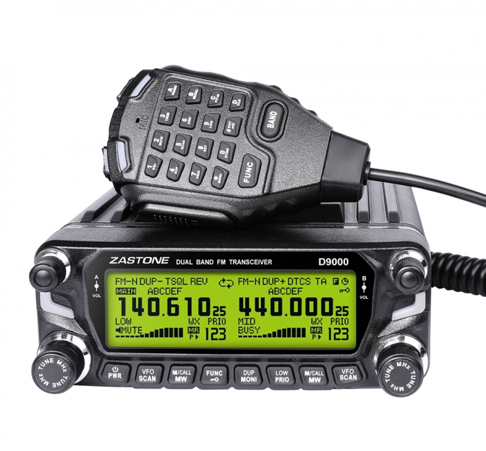ZASTONE D9000 无线车载对讲机 专业无线车载电台 越野车载电台 业余车载电台 大功率无线车载台 50W车载台
