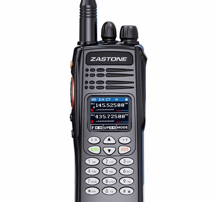 ZASTONE GP3288S Walkie Talkie 10W amateur frequency band 136-520MHz aviation frequency AM reception one click frequency matching function speech noise reduction